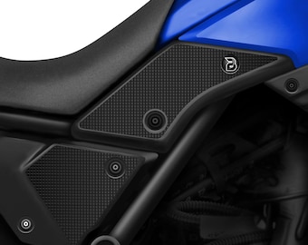 BLOQ YAMAHA XTZ700 TENERE (2019-) Motorcycle Tank Grips Tacky Grip - Black