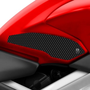 BLOQ Motorcycle Fuel Tank Grips / Traction Pads For Honda VFR800X Crossrunner (2015-2021) - Black