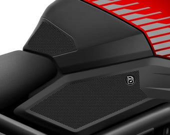 Puños de depósito para motocicleta BLOQ Triumph Tiger Sport 660 (2022-) PREMIUM - Negro