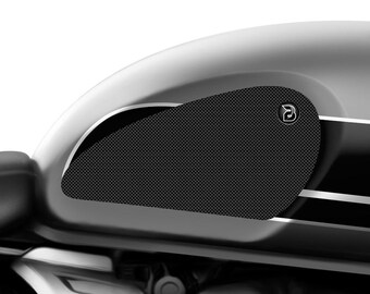 BLOQ Triumph Speed Twin (2019-) / Speed Twin 900/1200 (2023-) / Street Twin (2016-) Motorcycle Tank Grips PREMIUM - Black