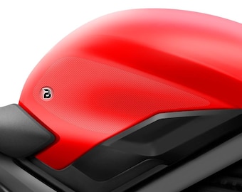 Puños de depósito para motocicleta BLOQ Triumph Dayton 675 / 765 (2013-) / Street Triple 675 / 765 (2013-2022) PREMIUM - Transparente