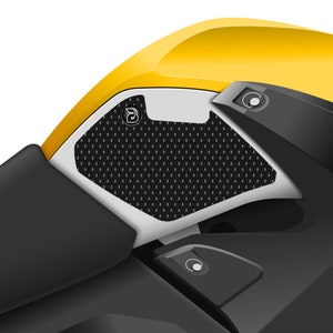 BLOQ Motorcycle Fuel Tank Grips / Traction Pads For BMW R1200GS Adventure (2004-2013) - Black