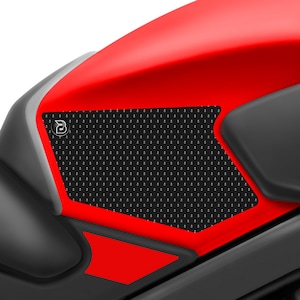 BLOQ Motorcycle Fuel Tank Grips / Traction Pads For Honda CB650F (2014-2017) - Black