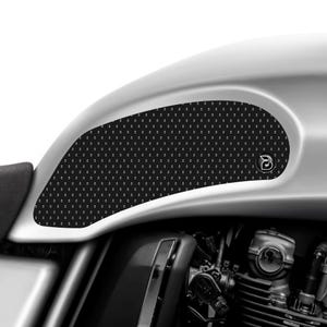 BLOQ Motorcycle Fuel Tank Grips / Traction Pads For HONDA CB1100EX (2017-2021) - Black