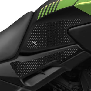 BLOQ Motorcycle Fuel Tank Grips / Traction Pads For Honda CB500X (2019-) - Black