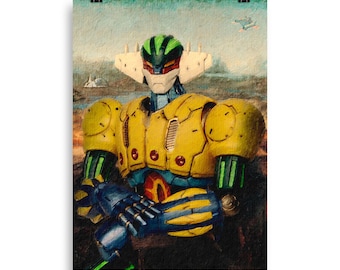 Jeeg Robot Poster digital painting