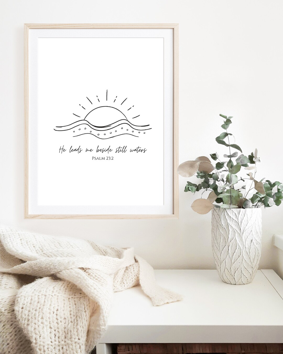 Psalm 46:10 Scripture Wall Art, Christian Wall Art, Christian Decor ...