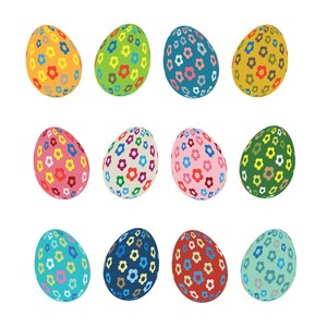 Collection of Easter Egg&#39;s PNG and SVG ready for print and cut.