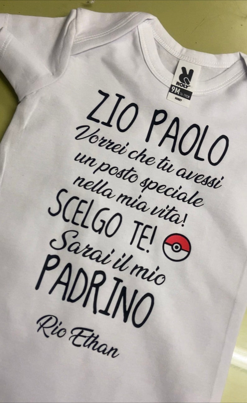 Body personalizzato per neonato/bebè. Idea regalo Festa del papà per mamma, papà, nonni, zii immagine 4