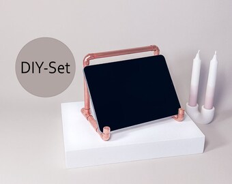 DIY Set: Kupferrohr Tablet-Halter