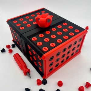 EXTREMELY Annoying Gift Box 3D Printed *Screwdriver Included* Christmas, Birthday, Graduation Gift