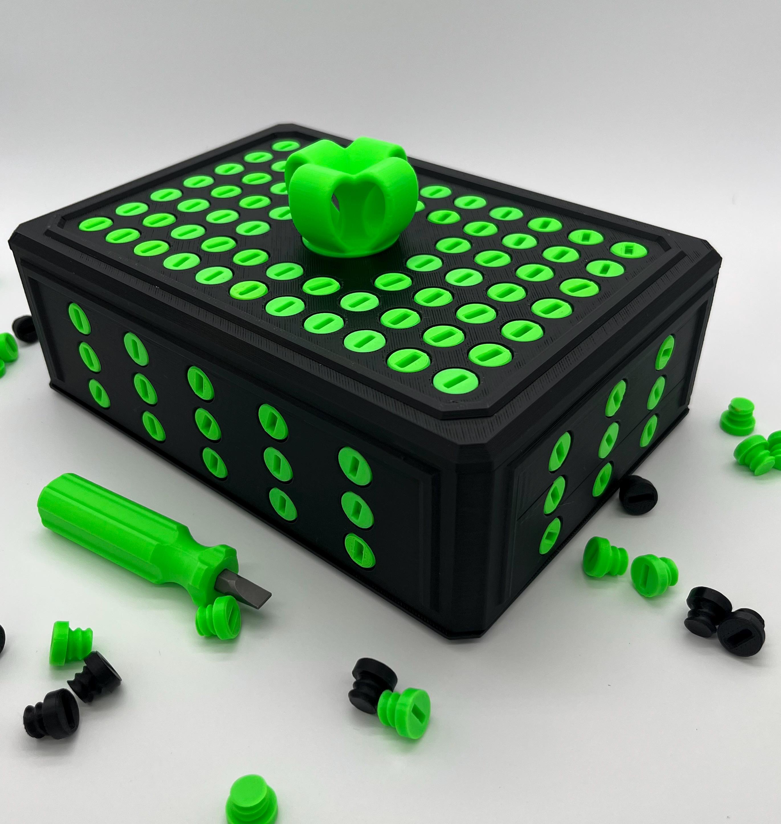 Nervige Geschenkbox Mit Drehverschluss, Lustige 3D