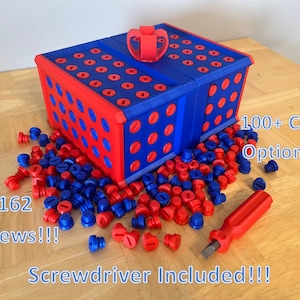 Expansión de caja de regalo extremadamente molesta impresa en 3D *Destornillador incluido* Regalo de Navidad, cumpleaños y graduación
