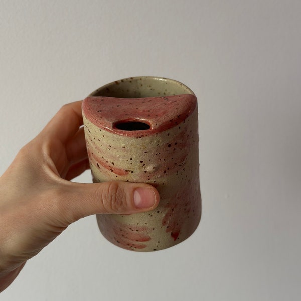 Ceramic Travel Tumbler To-go Cup | Handmade for Coffee Tea |