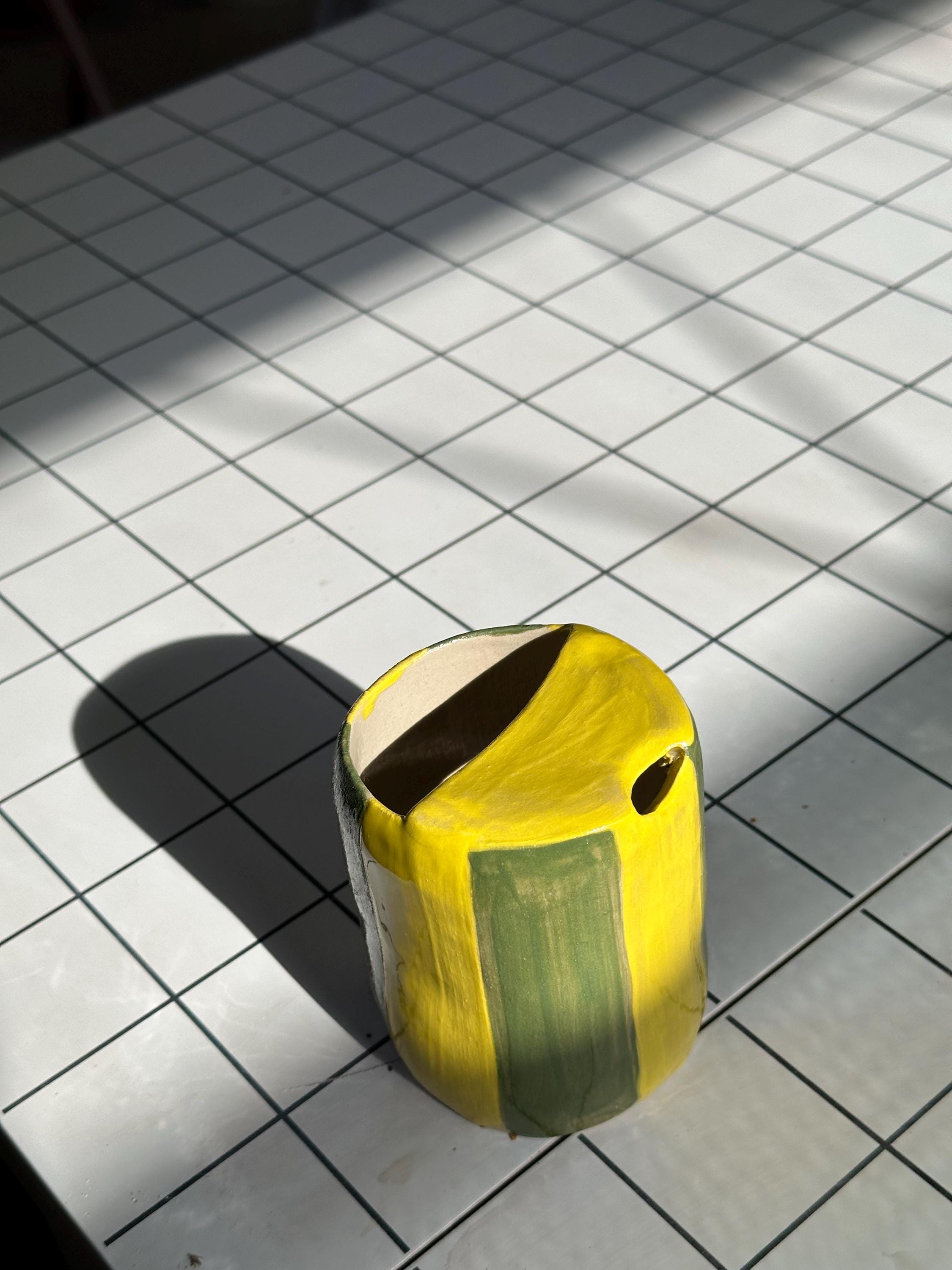 セラミックトラベルタンブラー 持ち運び用カップ | コーヒー紅茶用に手作り |