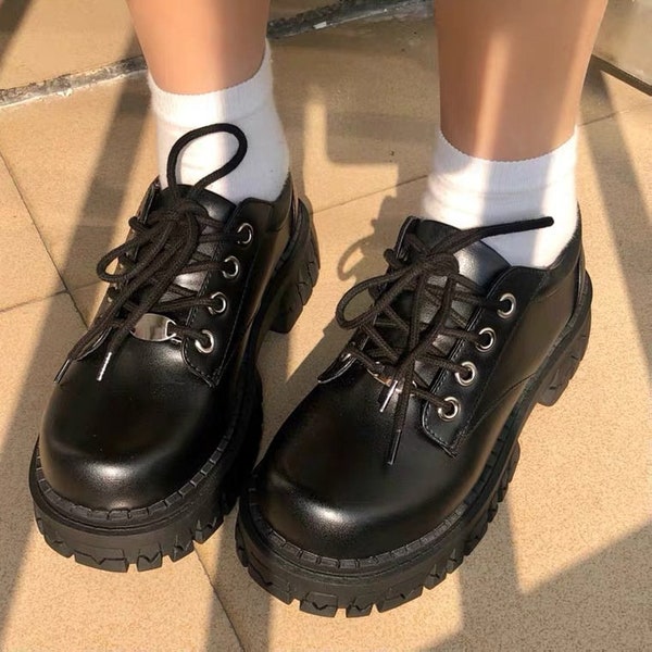 knee high boots faux leather