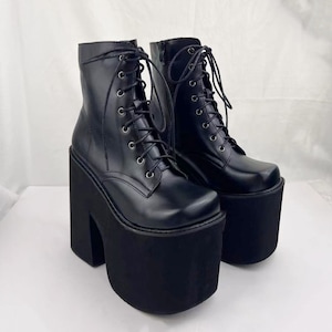 Thick Platform Extreme High Heels 17cm Motorcycles Boot, Platform Shoes ...