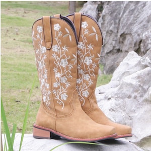 Botas vaqueras de mujer Etsy México