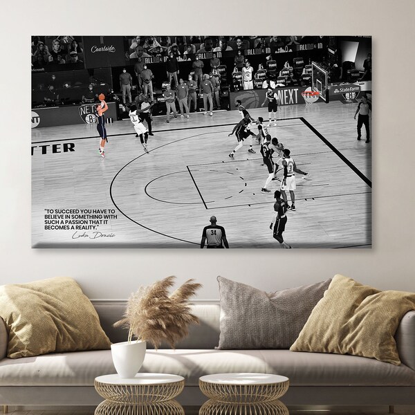 Luka Doncic Canvas | Luka Doncic Buzzer Beater vs Clippers | Luka Slovenian Professional Basketball Player Canvas | All-Star Team Canvas