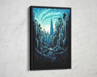 Best Movie Leinwand Wandkunst | Film Fan Geschenk |Sci-Fi & Fantasy Film Leinwand Kunst|Neujahr Geschenkidee|Teen Zimmer Dekor|Film Poster Wand Kunst Dekor