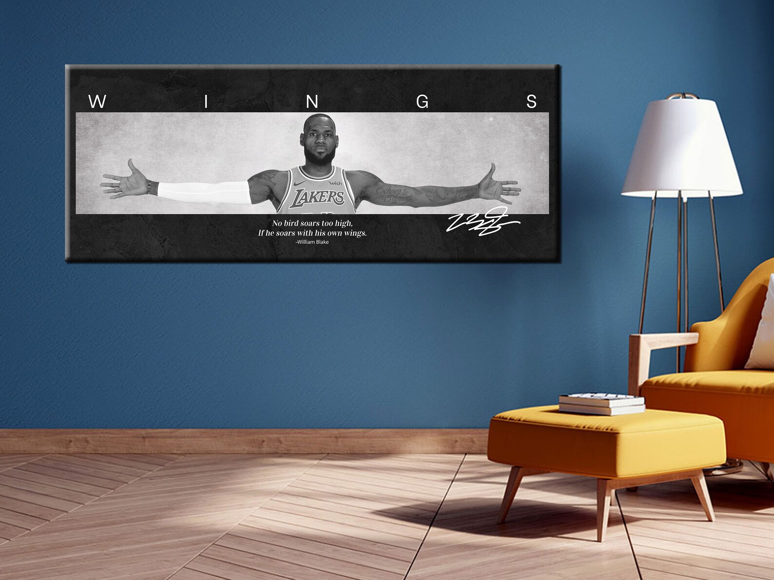 Lebron James Canvas Wall Art Lebron Wings Canvas Etsy Lebron James Canvas Wall Art Lebron Wings Canvas Etsy