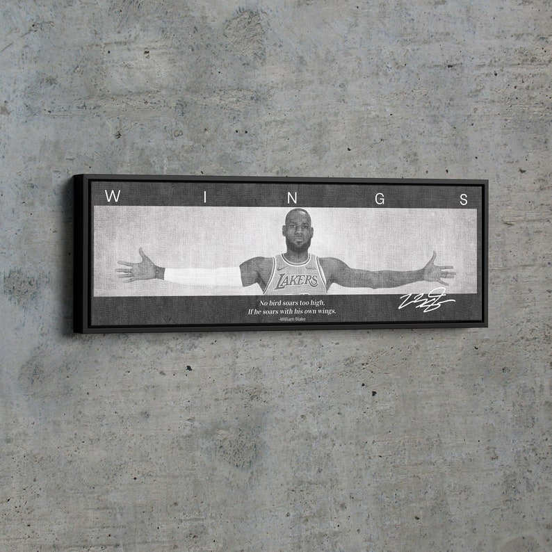 Lebron James Canvas Wall Art Lebron Wings Canvas Etsy Lebron James Canvas Wall Art Lebron Wings Canvas Etsy