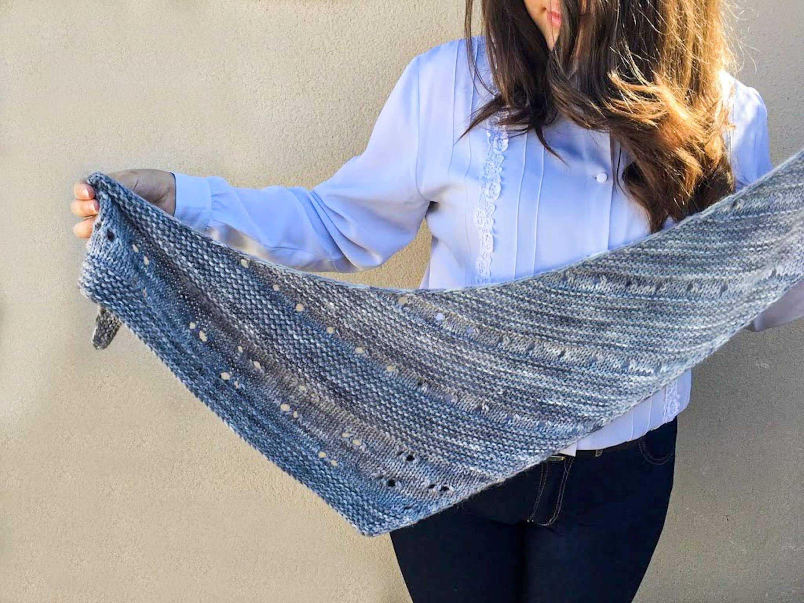 ravelry easy knit shawl
