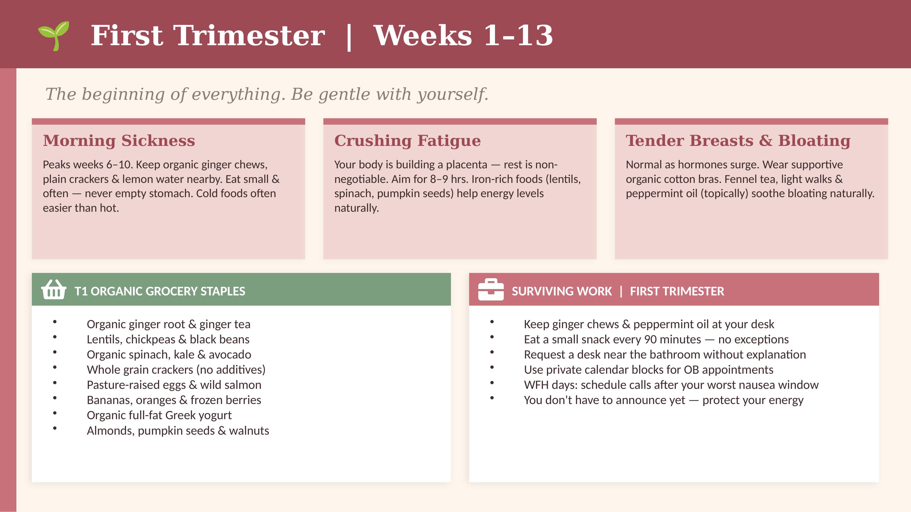 Ultimate Pregnancy Planner Printable PDF | Trimester Guide Whole Food ...