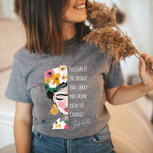 Frida Kahlo T-Shirt Streetwear Frauenpower Frau Mädchen Oberteil Bild 5