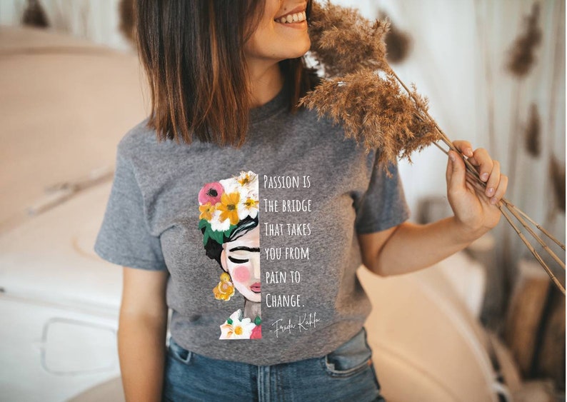 Frida Kahlo T-Shirt Streetwear Frauenpower Frau Mädchen Oberteil Bild 5