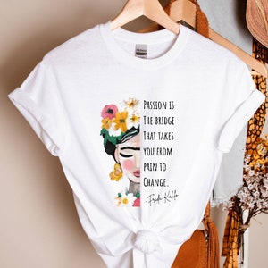 Frida Kahlo T-Shirt Streetwear Frauenpower Frau Mädchen Oberteil Bild 3