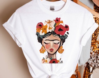 Frida Kahlo T-Shirt | Frauenpower | Frauen | Damen | Mädchen | Oberteil | Top