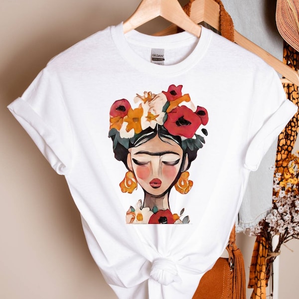 Frida Kahlo T-Shirt | Frauenpower | Frauen | Damen | Mädchen | Oberteil | Top