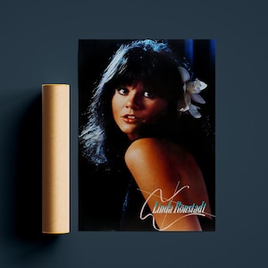 Impresión de cartel de Linda Ronstadt / Impresión de cartel de músico / Regalo amante del rock / Regalo de Linda Ronstadt / Regalo de cartel vintage de alta calidad / Todos los tamaños