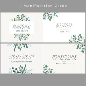 Grabovoi Number Cards | Cheat Code | Cash Flow | Good Luck | Manifestation Method
