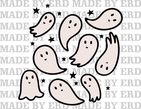 GHOST SVG Cut File for Cricut or Silhouette Halloween Svg - Etsy UK