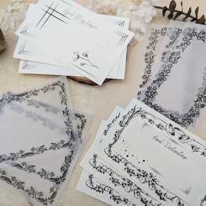 Journaling Cards • 20 pieces • Frames • Labels • Journaling • Planner decoration • Bullet Journal decoration