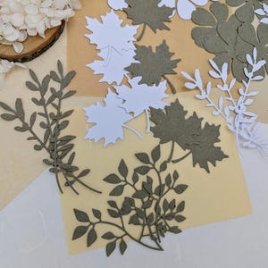 Fustelle fiori e piante • mix di fustelle • 24 pezzi • decorazione carta • decorazione planner • journaling