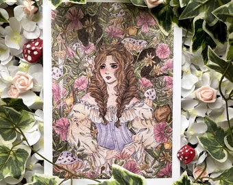 Jude Duarte Art Print / The Cruel Prince Fanart / Folk of the Air Series Holly Black / Watercolour Fairytale Fantasy Illustration
