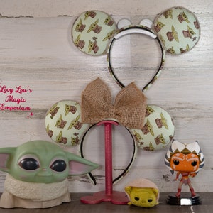 Grogu The Child Mickey Ears, Minnie Ears