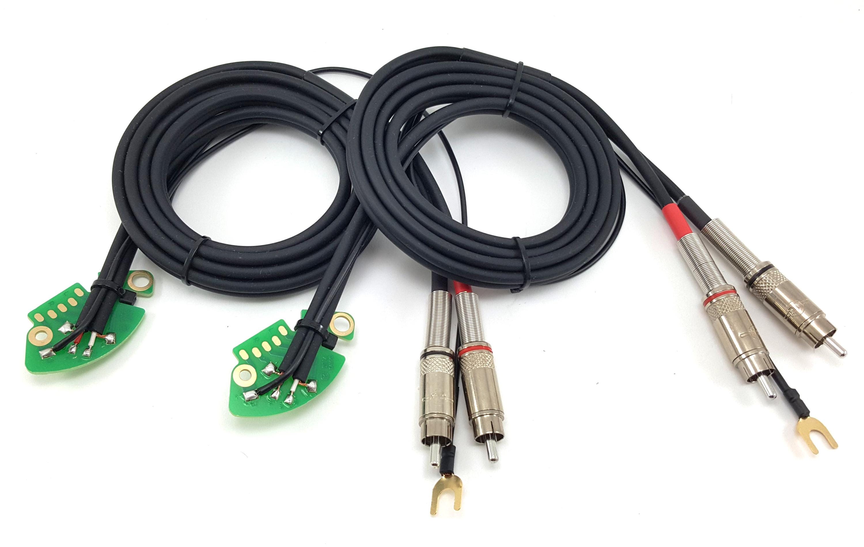 RCA Phono Audio Cables parts for Technics SL 1200 mk2 mk3 mk3d mk5