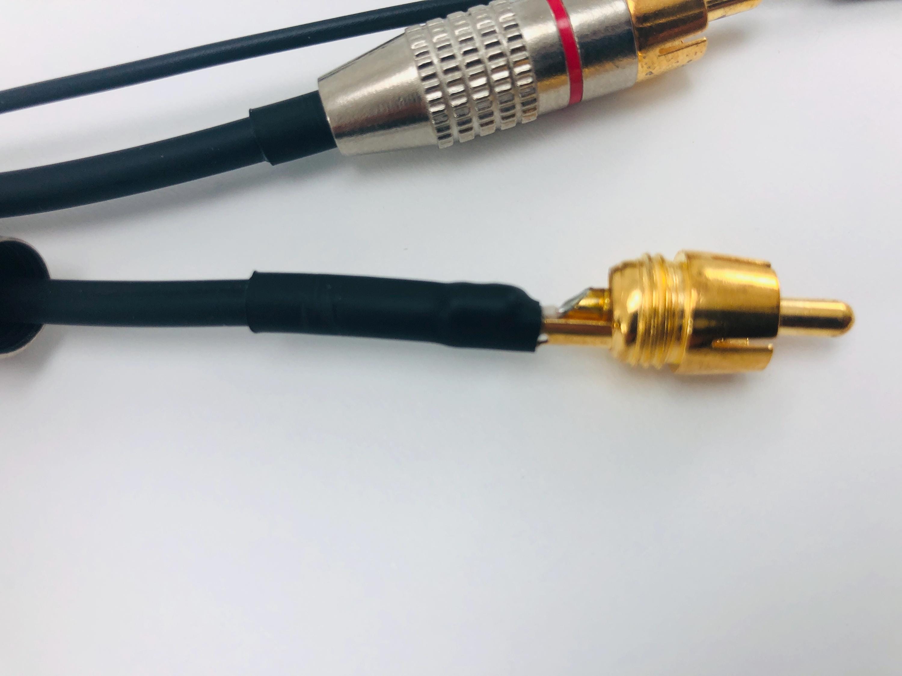 TECHNICS SL 1200 1210 MK2 MK3 MK5 Câble RCA soudé 125 cm EUR 28,19