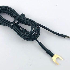 Câble de terre pour platine vinyle Technics SL-D21, câble GND pour platine vinyle SL D21, longueur 150 cm - 59 pouces.