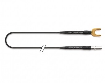 Cable de tierra para tocadiscos Technics SL-D20, SL-Q200, SL-B100, SL-B280, SL-BD1, SL-BD2, SL-6, SL-B10 y SL-J3. Repuesto nuevo para equipos de alta fidelidad. Disponible en longitudes de 1,2 m, 1,5 m y 2 m.