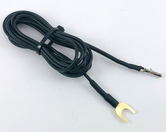 Technics SL-D20, câble de masse pour platine vinyle SL D20, longueur 15O cm