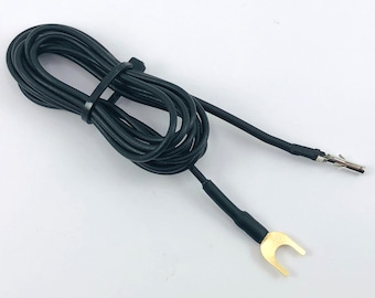 Technics SL-B210, câble de masse pour platine vinyle SL B210, longueur 15O cm