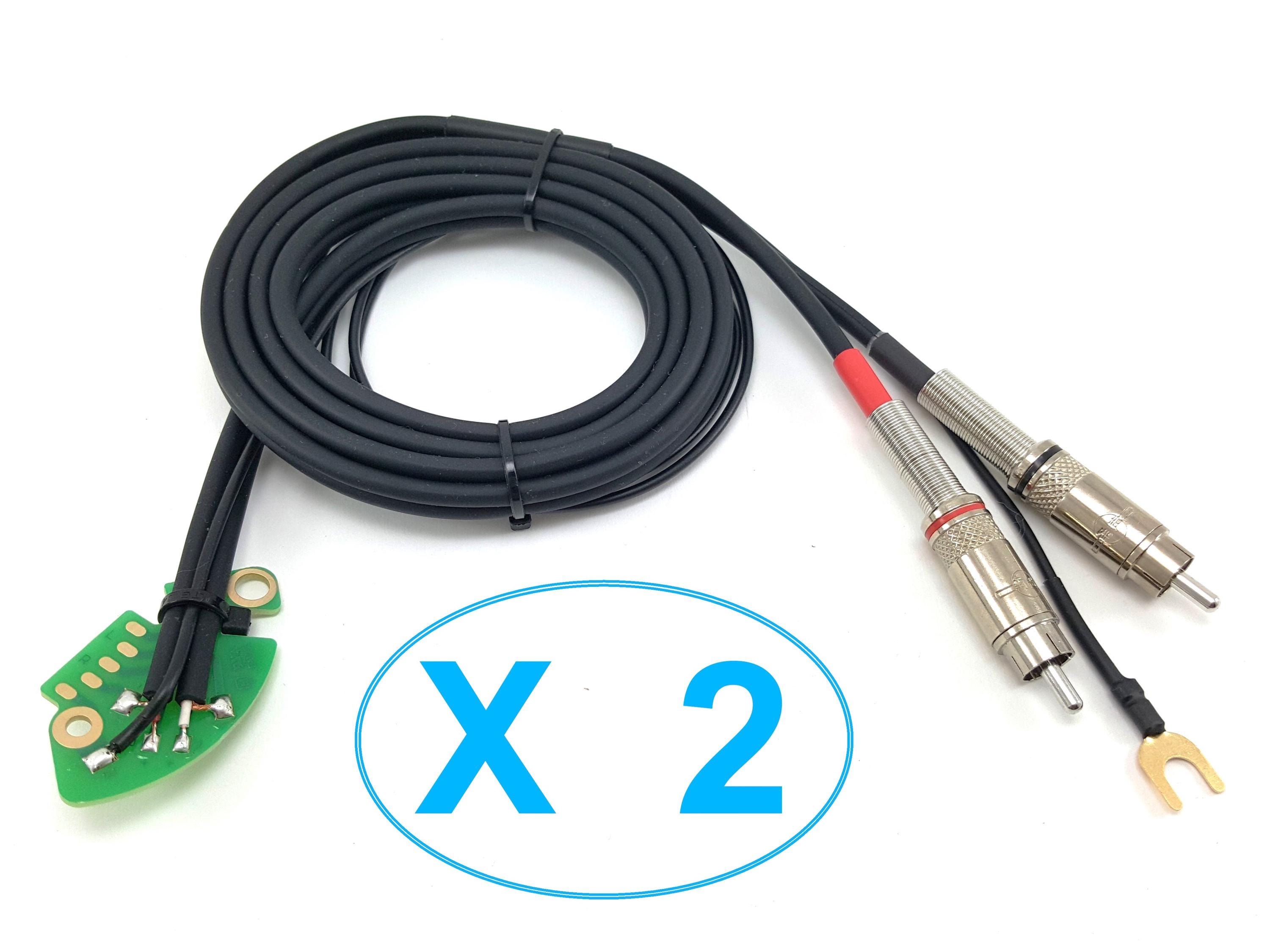 RCA Phono Audio Cables parts for Technics SL 1200 mk2 mk3 mk3d mk5