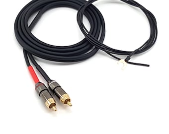 Conduttore Di Messa A Terra 1 X 0,50 Mm2 Per Giradischi Phonoger Con Attacco Di Massa Con Forcella, Guaina Placcata Oro, Cavo Di Massaggio Trasparente Argento Schermatura Intrecciata 1,75m - Foto 9