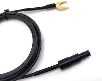 Cable de tierra para tocadiscos Technics SL-BD3 SL-BD10 SL-BD21 SL-QD22 SL-B35 SL-DD20 SL-BD22D SL-DD33, repuesto nuevo, 130 cm, 150 cm, 200 cm