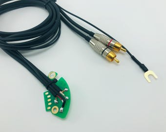 Câble RCA Technics SL 1200 M3D, neuf, de remplacement, soudé à la masse, 130 cm (51 pouces).